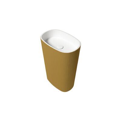 Vrijstaande Waskom Zenon Olympia 55×36 cm Oro