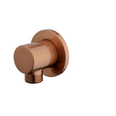 Wandaansluitbocht Wiesbaden Rond 1/2″ Geborsteld Brons Koper