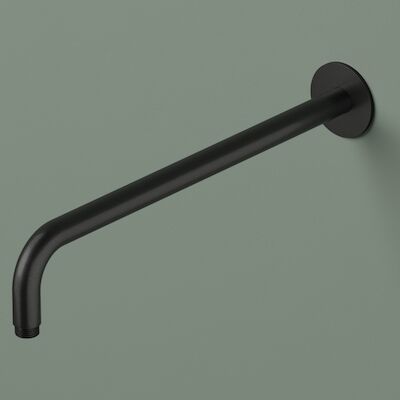 Wandarm Hotbath Ace 42 cm Geborsteld Zwart PVD