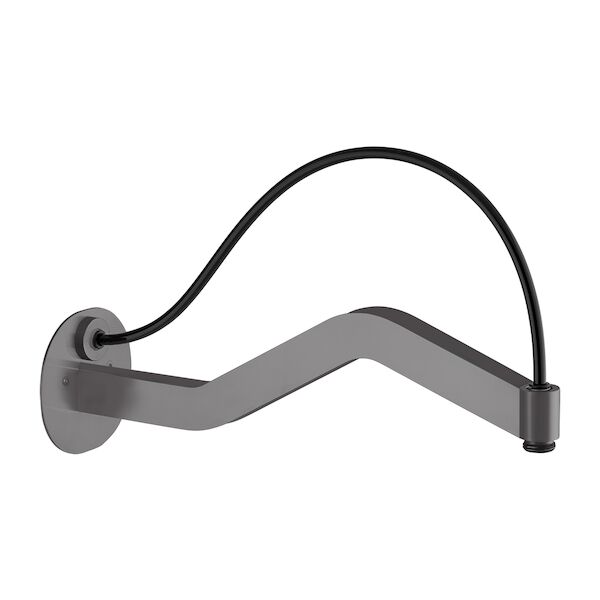 Wandarm Lux Lagoo Nesso 35 cm RVS Gunmetal PVD
