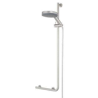 Wandbeugel met Glijstang Tiger Boston Comfort en Safety 114 cm Rechts RVS OP=OP