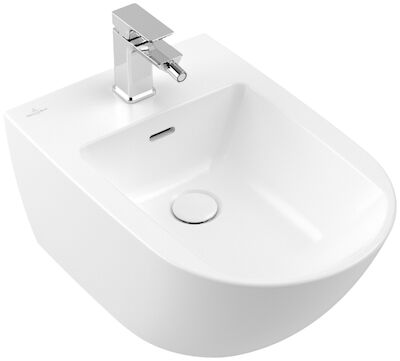 Wandbidet Villeroy & Boch Subway 3.0 CeramicPlus 56×37.5×27 cm Stone White