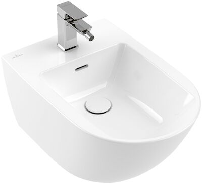 Wandbidet Villeroy & Boch Subway 3.0 CeramicPlus 56×37.5x27cm Wit Alpin