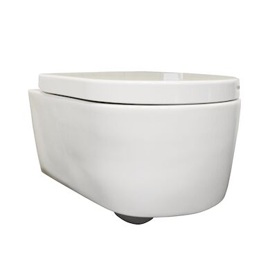 Wandcloset BWS Cora met Soft-Close Toiletzitting Diepspoel Wit