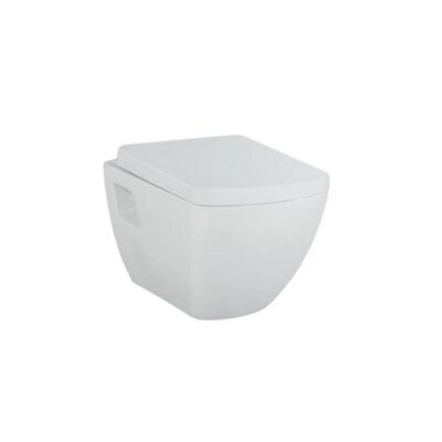 Wandcloset BWS Design Square met Bidet Keramiek Wit (Excl. Zitting)