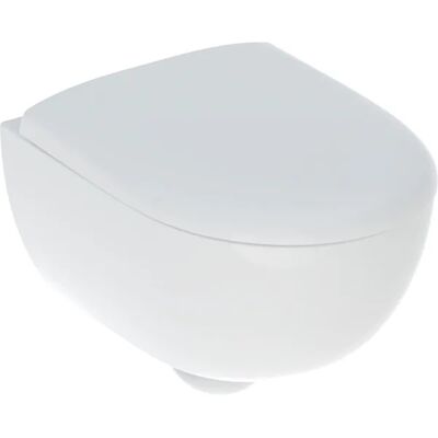 Wandcloset Geberit Renova Pack Diepspoel Kleine Sprong Gesloten Vorm Rimfree Met Zitting Wit