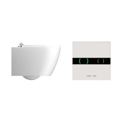 Wandcloset IPEE T5 230V Premium Rimless Incl Softclose Zitting Infrarood Sensor Wit