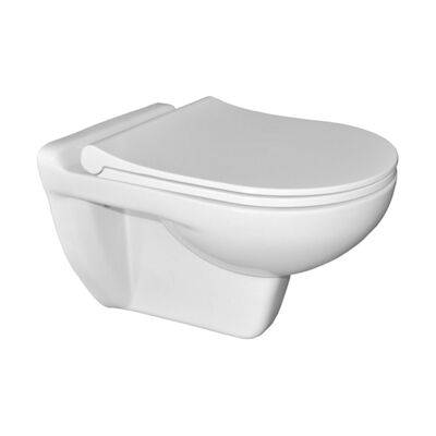 Wandcloset Sanicare Keramiek 53,5×36 cm Wit (Zitting optioneel)