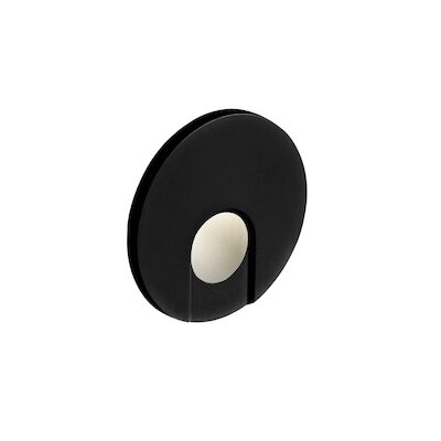 Wandlamp BWS Mira R LED 7.8×7.8×6.6 cm Zwart