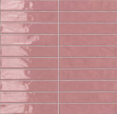 Wandtegel Sartoria Vernici 5x25x1 cm Berry Darquiri 0,6 M2