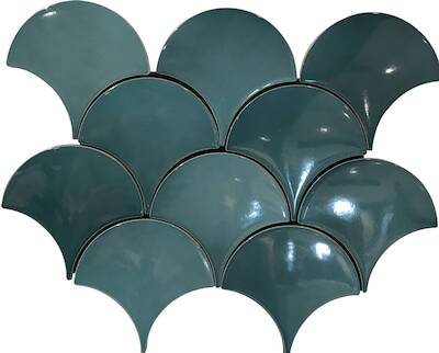 Wandtegel Terre d'Azur Hawai 6,3×12,5 cm Green 0,38 M2