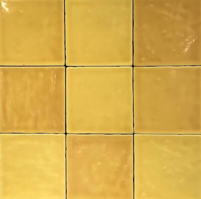 Wandtegel Terre d'Azur Maroc 11,5×11,5 cm Jaune Mix 0,39 M2