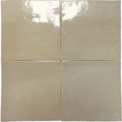Wandtegel Velsa Manara Clay 10×10 cm Temara Taupe 0,44 M2