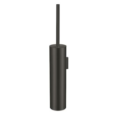 Wandtoiletborstel Qisani Flow Met houder Geborsteld Mat Zwart