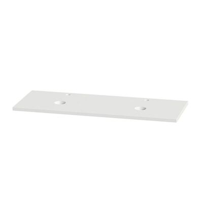 Wasblad Tiger S-line Met Uitsparingen 120 cm Hoogglans Wit