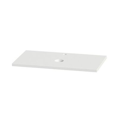 Wasblad Tiger S-line Met Uitsparingen 80 cm Hoogglans Wit