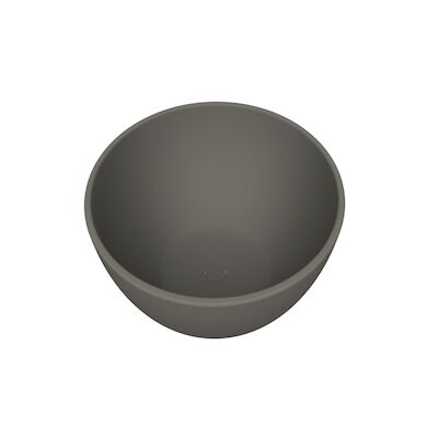 Waskom Arcqua Prince Opbouw 38×14 cm Rond Mat Quartz Grijs
