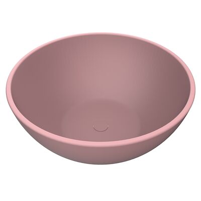 Waskom Arcqua Prince Opbouw 38×14 cm Rond Mat Roze