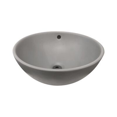 Waskom Best Design Ancona Opbouw Ø38cm x16cm Hoog Mat Grijs