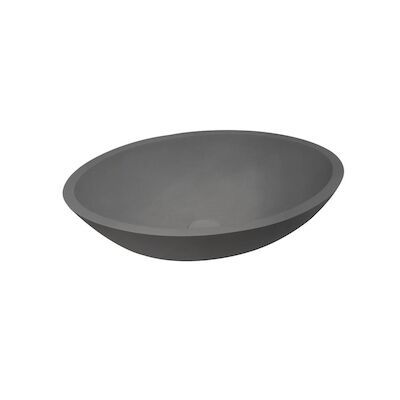Waskom Best Design New Stone Epona Lava opbouw Solid Surface