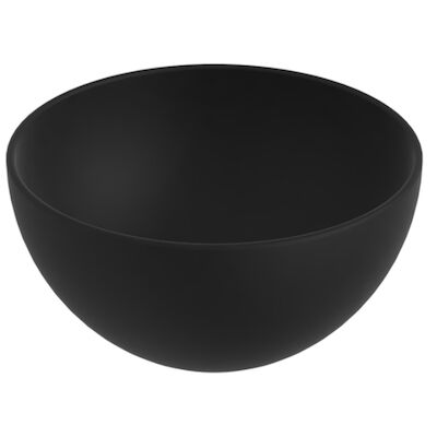Waskom BWS Caadop Rond 24 cm Keramiek Mat Zwart