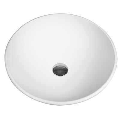 Waskom BWS Per Opzetkom Solid Surface 42×14 cm Wit