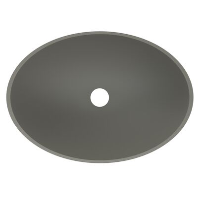Waskom BWS Prince Cast Marble 49×34 cm Ovaal Mat Beton