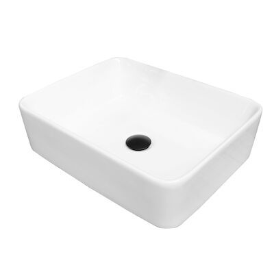 Waskom BWS Salt 48x37x12,5cm Porselein Wit