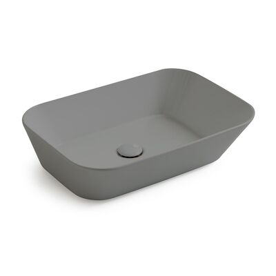 Waskom By Goof Mees Design Opbouw Wastafel Rechthoek 60×42 cm Mat Grijs