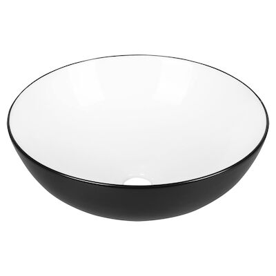 Waskom Differnz Duo 39.5×13.5cm Keramiek Zwart