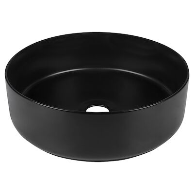 Waskom Differnz Mira 36×12 cm Zwart
