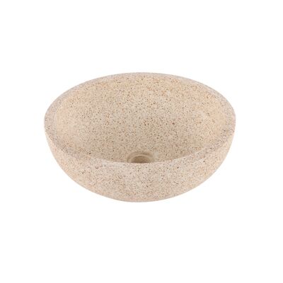 Waskom Differnz Trico Terrazo Bruin/Beige 40 cm