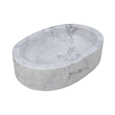 Waskom Forzalaqua Firenze Carrara Gepolijst 50x35x12 cm