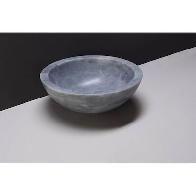 Waskom Forzalaqua Roma Cloudy Marmer Rond Gepolijst 40×15 cm