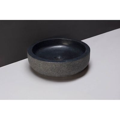 Waskom Forzalaqua Verona Graniet Gezoet Gebrand 40×12 cm