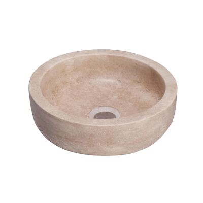 Waskom Forzalaqua Verona XS Travertin Gezoet 30X10 cm