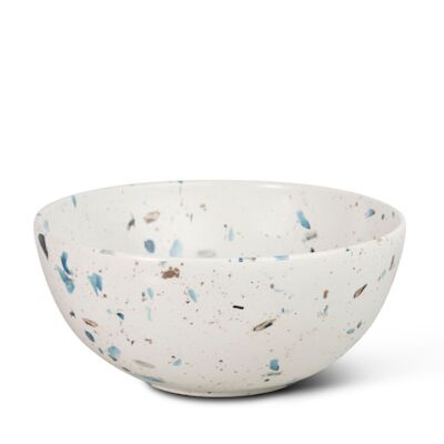 Waskom Globo T-Edge Rond 37×16 cm Zonder Overloop Graniglia Beige