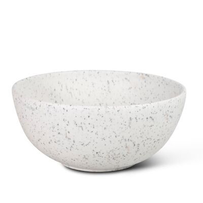 Waskom Globo T-Edge Rond 37×16 cm Zonder Overloop Graniglia Grigio