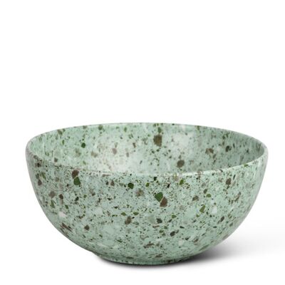 Waskom Globo T-Edge Rond 37×16 cm Zonder Overloop Graniglia Verde