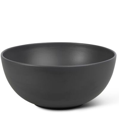 Waskom Globo T-Edge Rond 37×16 cm Zonder Overloop Smoke