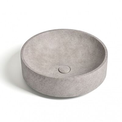 Waskom Ideavit Idea.Deco 45.5×45.5×14.5 cm Rond Beton Grijs/Bruin