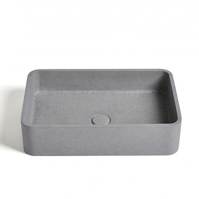 Waskom Ideavit Idea.Gaia 50×32.5×12 cm Vierkant Beton Grijs