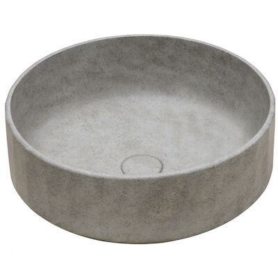 Waskom Ideavit Idea.Lixir 42x42x15 cm Rond Beton Grijs