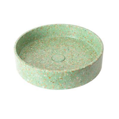Waskom Ideavit Idea.Smart 42.5×42.5×10 cm Rond Terrazzo Groen