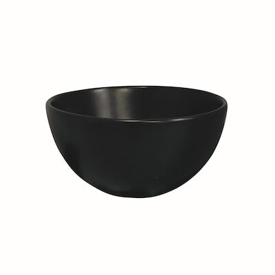 Waskom INK Otello XS Rond 24×12 cm Porselein Mat Zwart