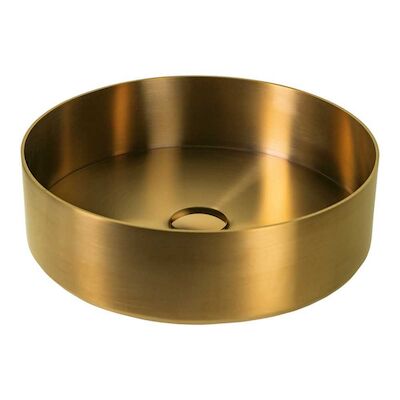 Waskom Lanesto Vanity 40×11,5 cm Goud (excl kraan incl waste)