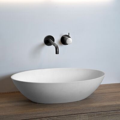 Waskom Loutro Adela M Rechthoek 57×40.5×13.5 cm Mat Wit