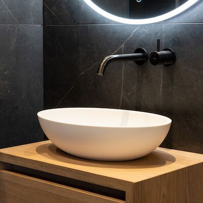 Waskom Loutro Marina M Rechthoek 48×32.5×12 cm Mat Wit
