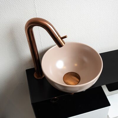 Waskom Loutro Mc Mini Rond 24x24x12 cm Taupe