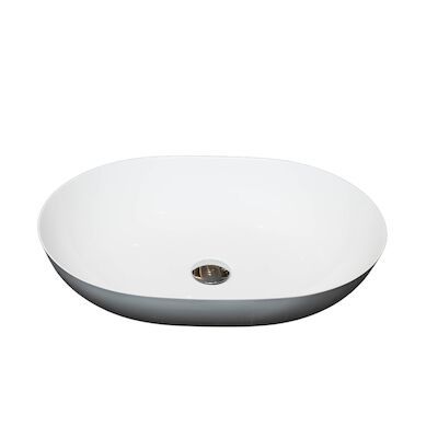 Waskom Loutro Paolo M Rechthoek 52x38x11 cm Mat Wit